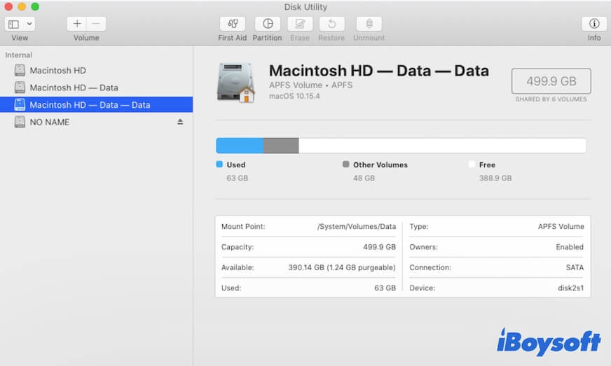 two Macintosh HD Data