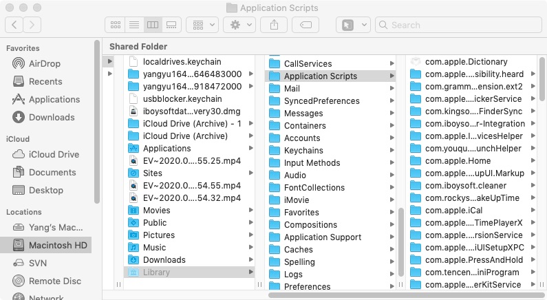 delete app leftover files in the Library folder on Mac
