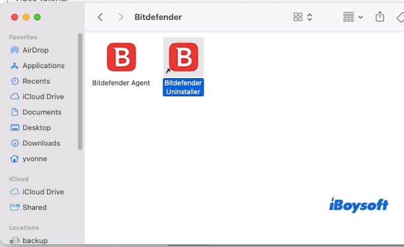 double-click-bitdefender-uninstaller