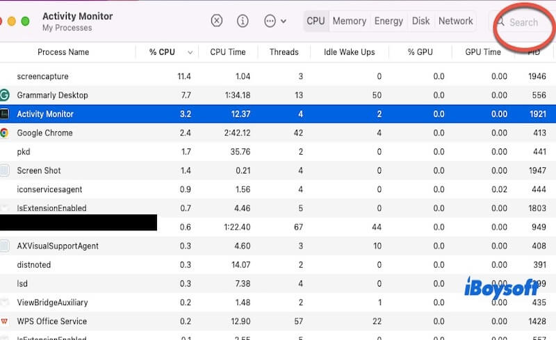 type-bitdefender-in-activity-monitor