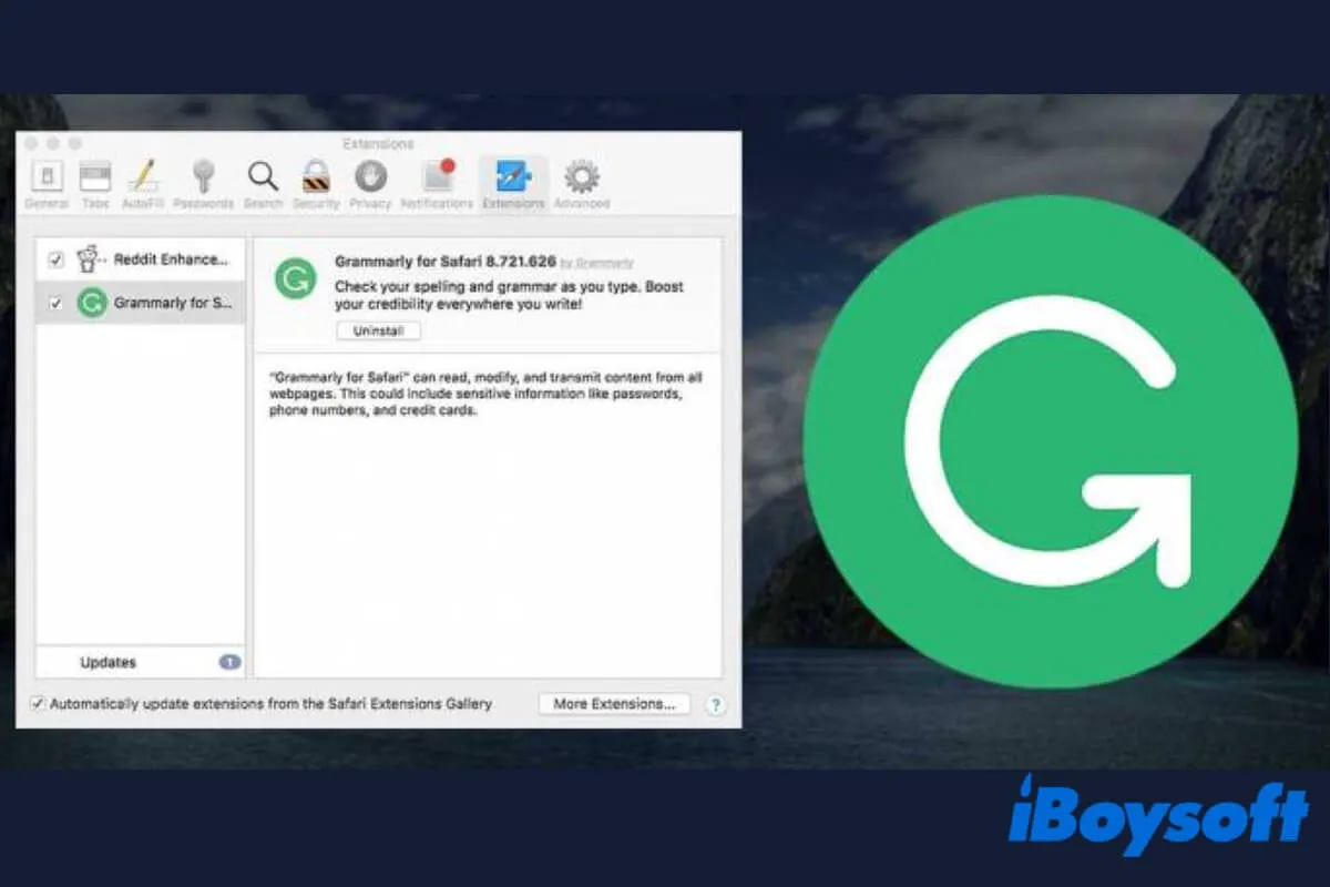 how to uninstall Grammarly on Mac