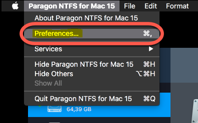 comment désinstaller Paragon NTFS pour Mac