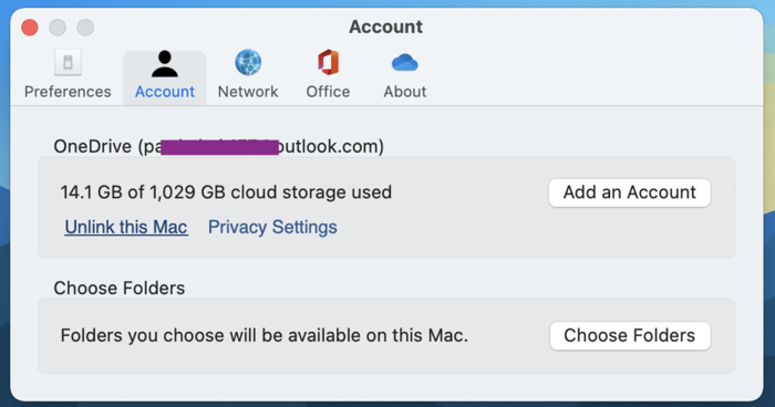 How to sign out of OneDrive on Mac