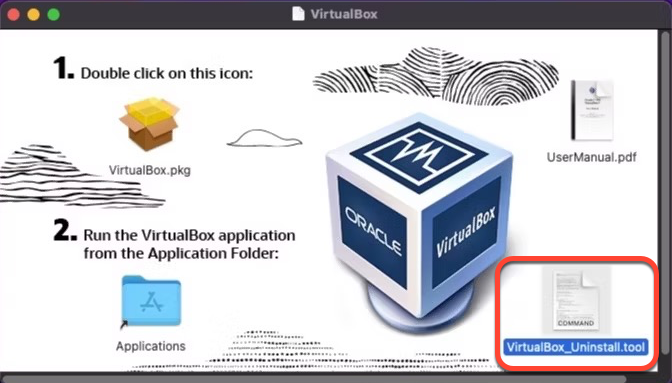 How to uninstall VirtualBox from a Mac via the included uninstaller