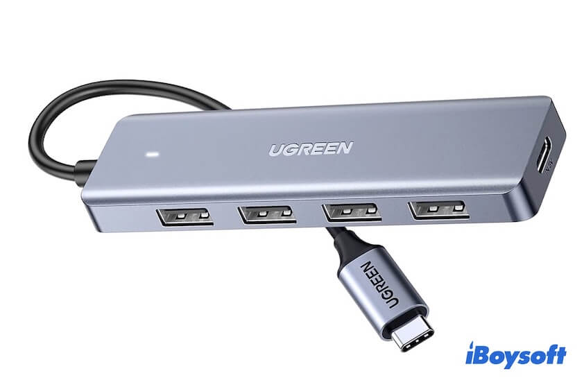 UGREEN Hub USB C com 4 Portas