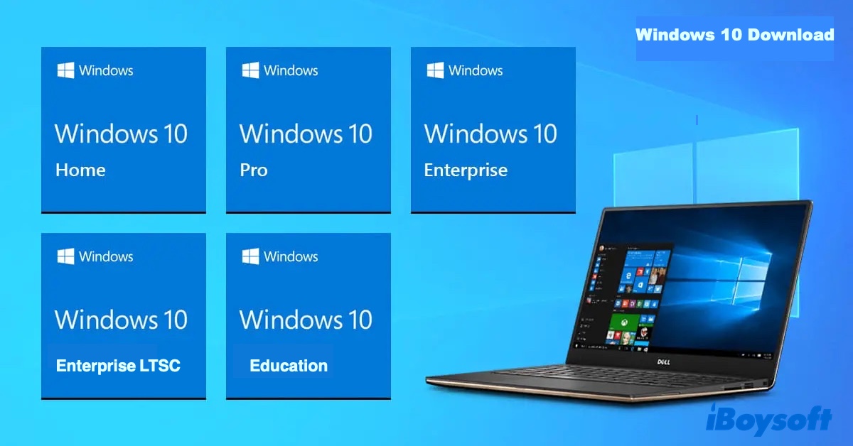 Windows 10 Pro, Home, Enterprise, Education Download