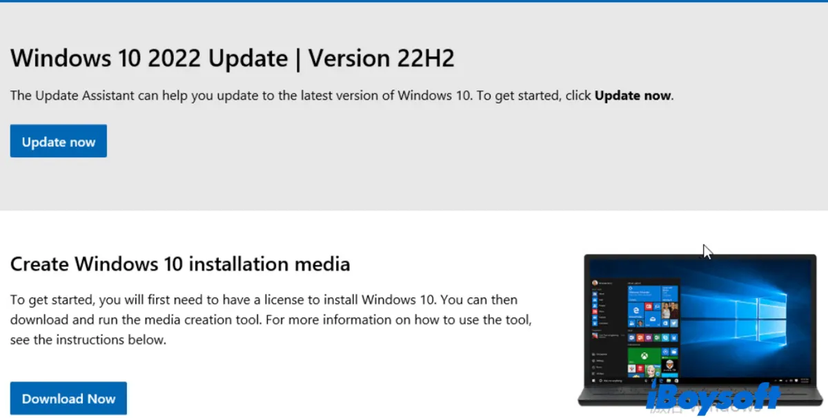 Baixar o Windows 10 em um PC com Windows