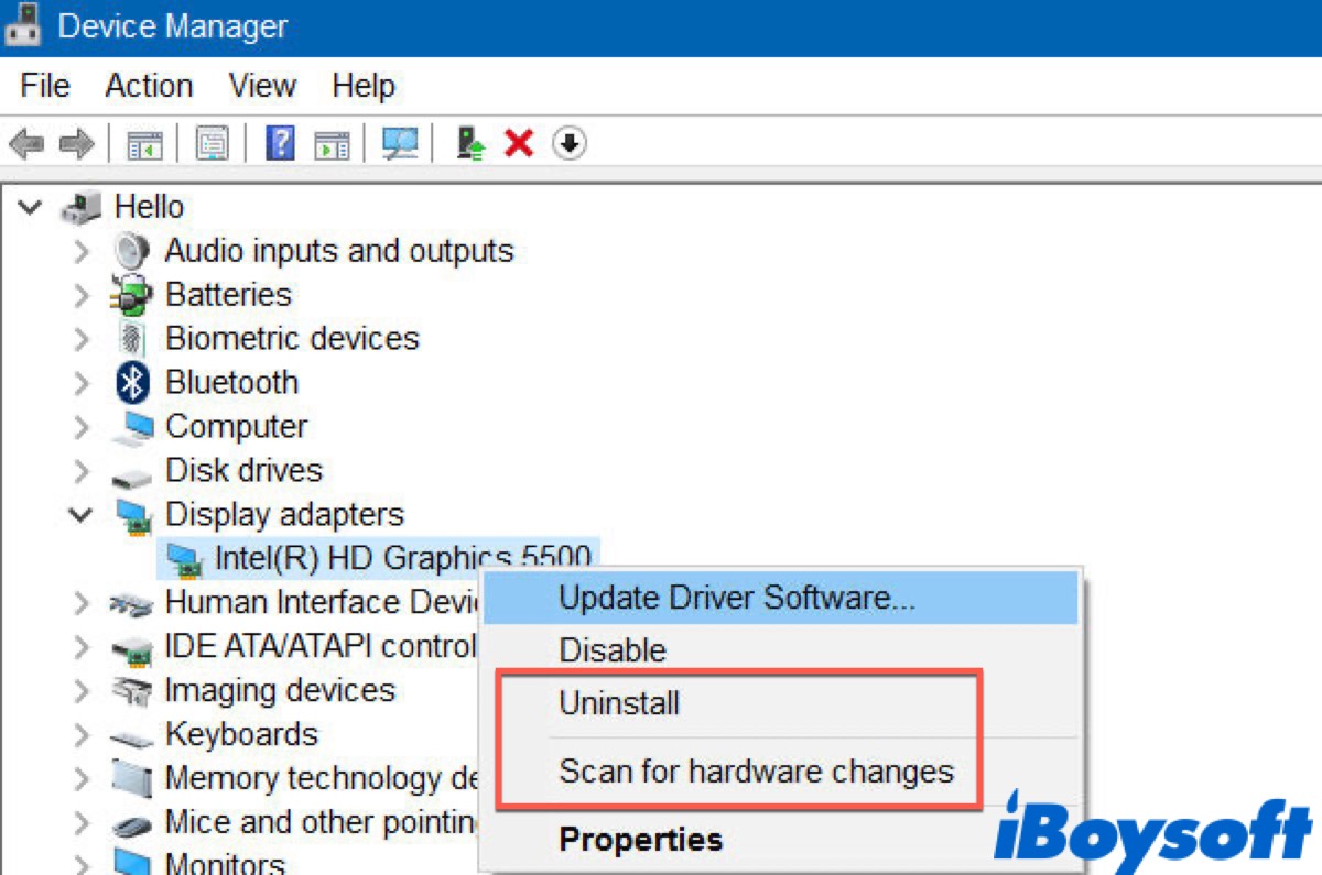 Change your graphics driver