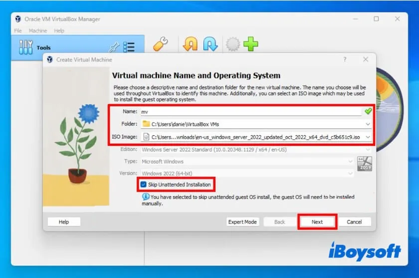 upload Windows Server 2022 ISO