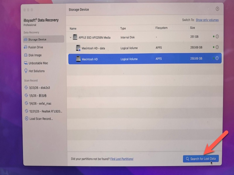 suche-nach-verlorenen-daten