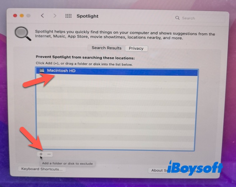 rebuild the spotlight index