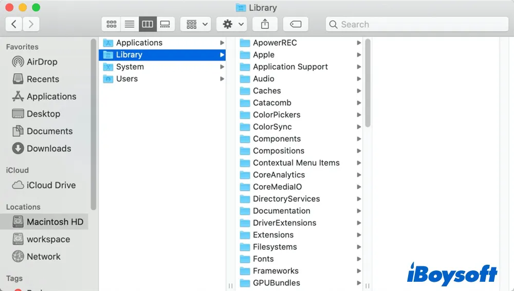 Show hidden folders on Mac via Finder