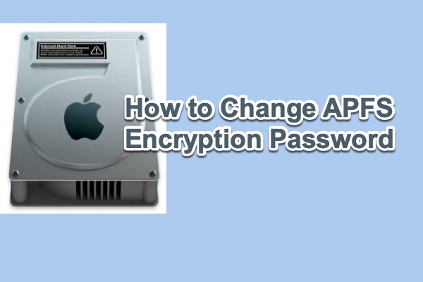 How to change APFS encryption password