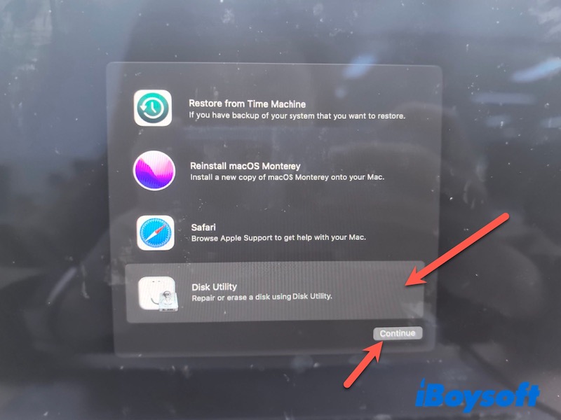open-disk-utility-in-mac-recovery-mode