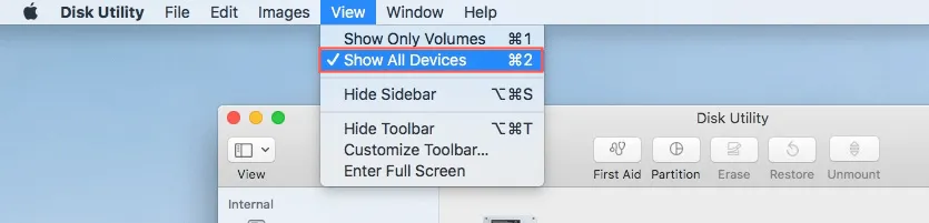 show all devices in Finder