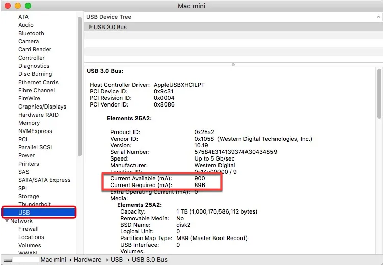 hard drive underpower M1 Mac