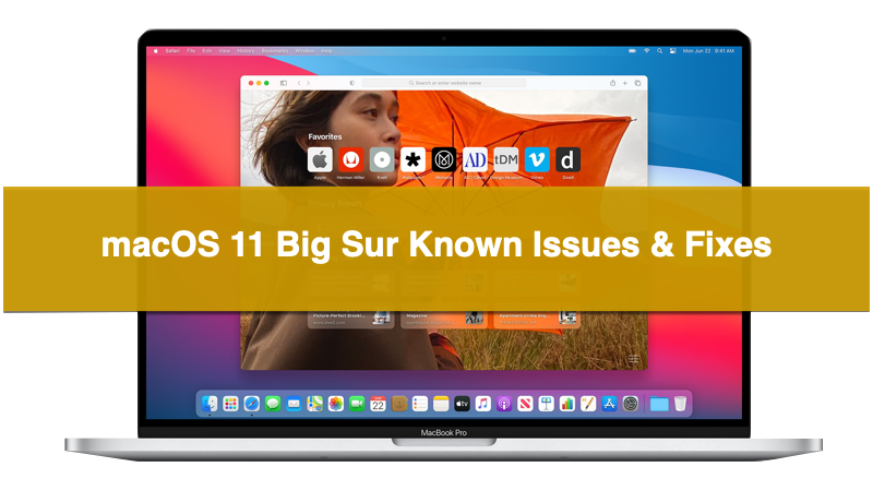 Fix macOS 11 Big Sur Updates problems