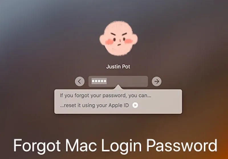 forgotten mac admin password