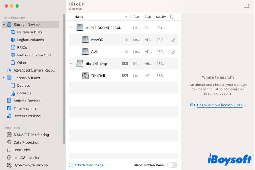 Disk Drill Datenwiederherstellung für Mac