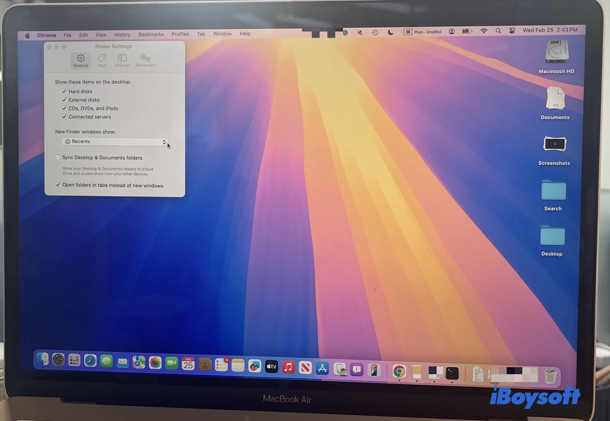 Mostrar Fusão do Drive no desktop