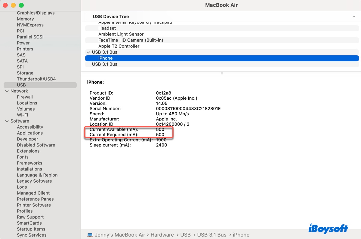 Verificar si G-Drive recibe suficiente energía