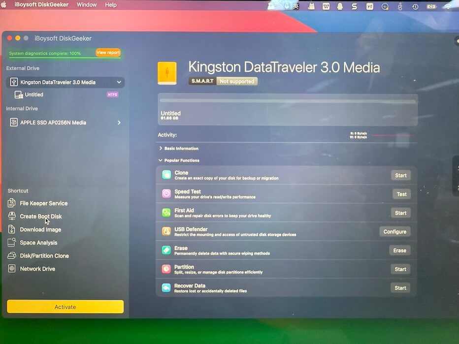 click Create Boot Disk