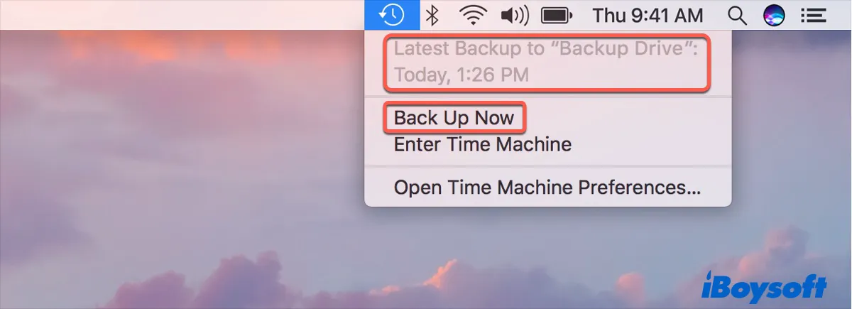 manually back up your Mac with Time Machine