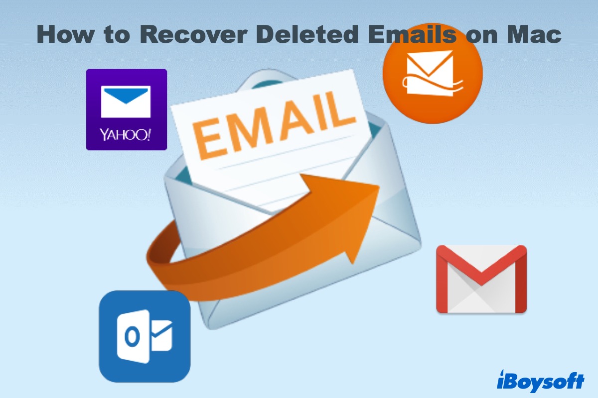 How to recover deleted emails on Mac