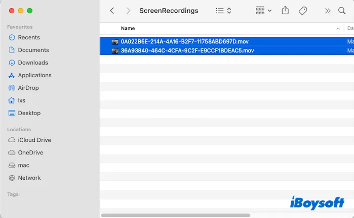 Cómo recuperar grabaciones de QuickTime no guardadas en Mac