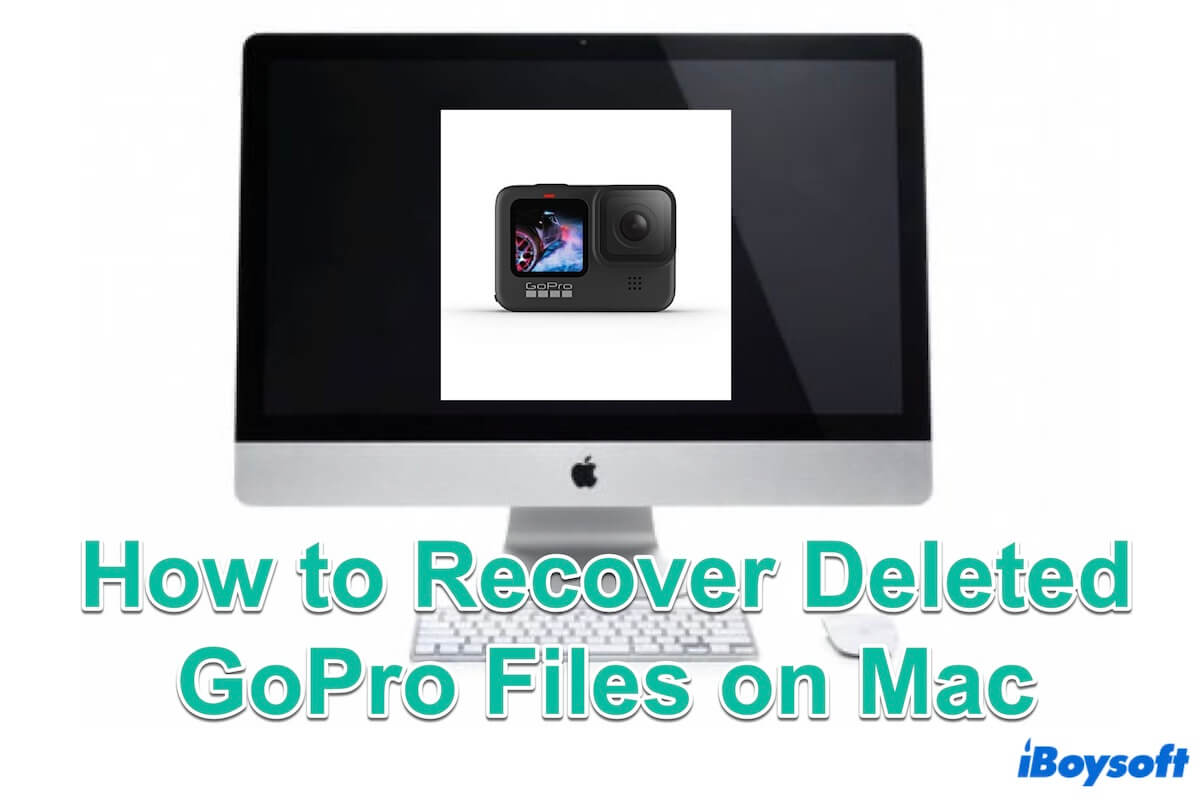Summary of how to recover deleted GoPro videos from SD card on Mac