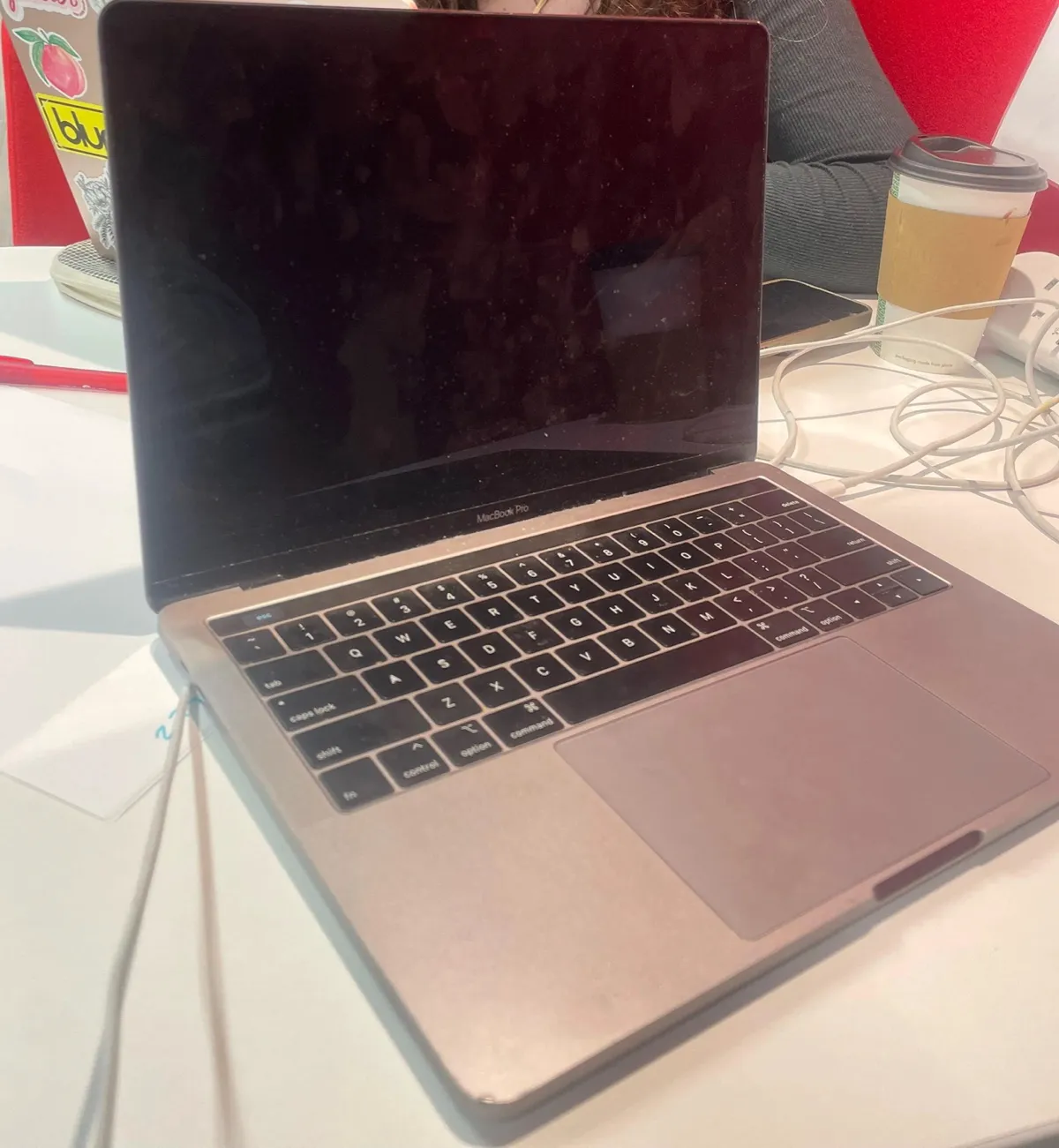 MacBook Air turns on to a black screen with keyboard lights on