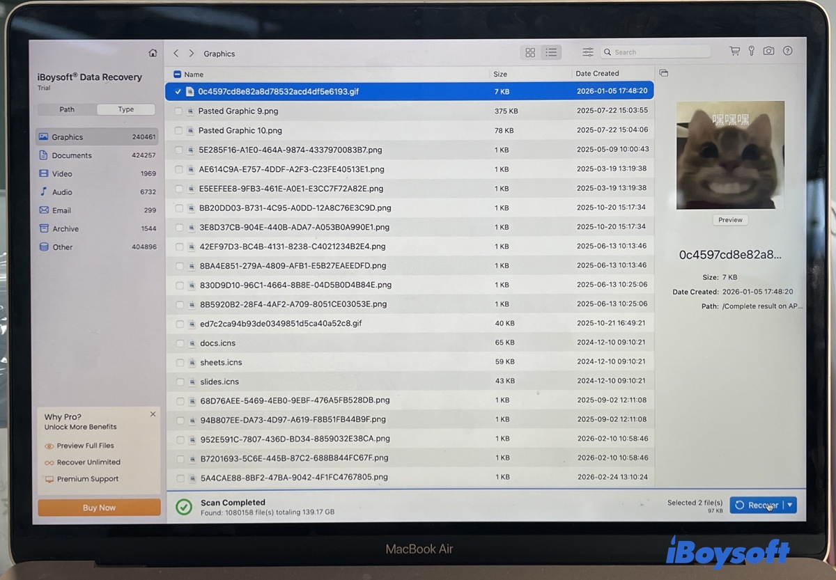 Recover data from the Mac that won