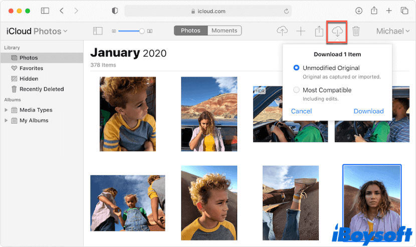 restore photos after Ventura update with iCloud backups