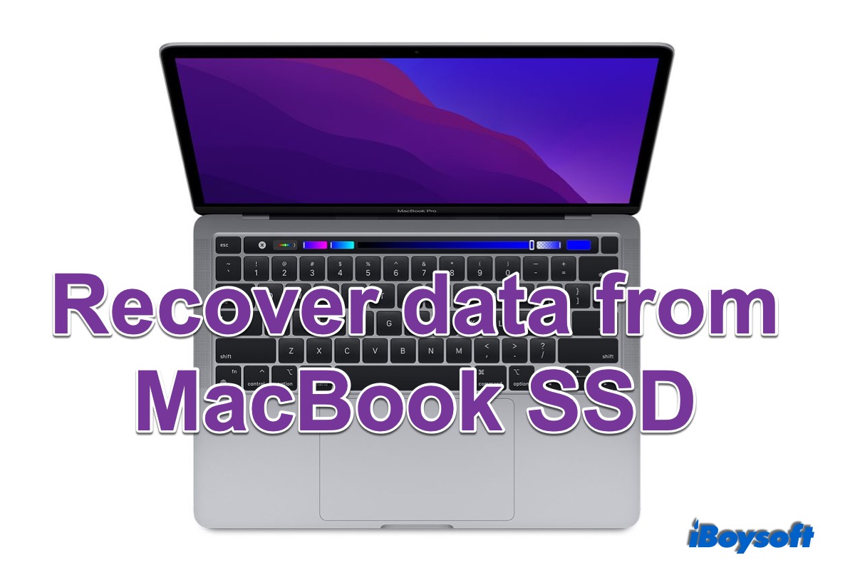 recovery data from MacBook SSD