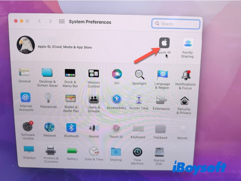 enter apple id
