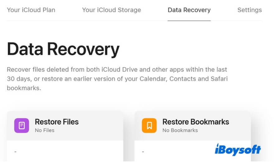 restore downloads from iCloud