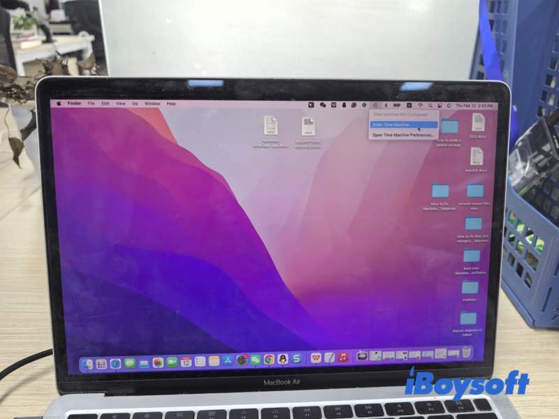 enter the time machine