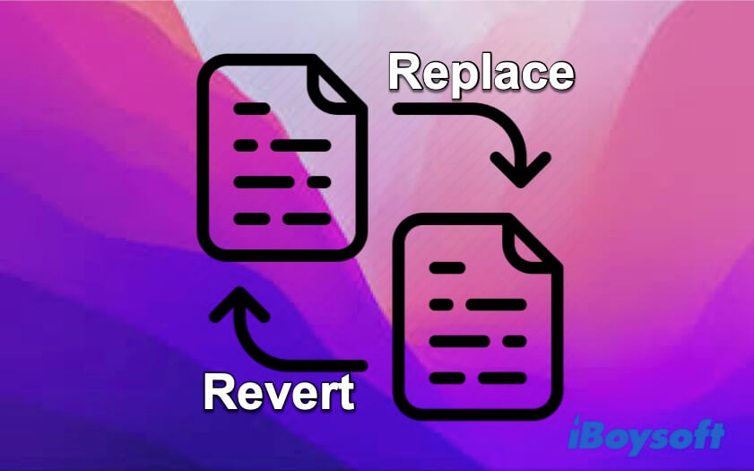 Recover overwritten files on Mac