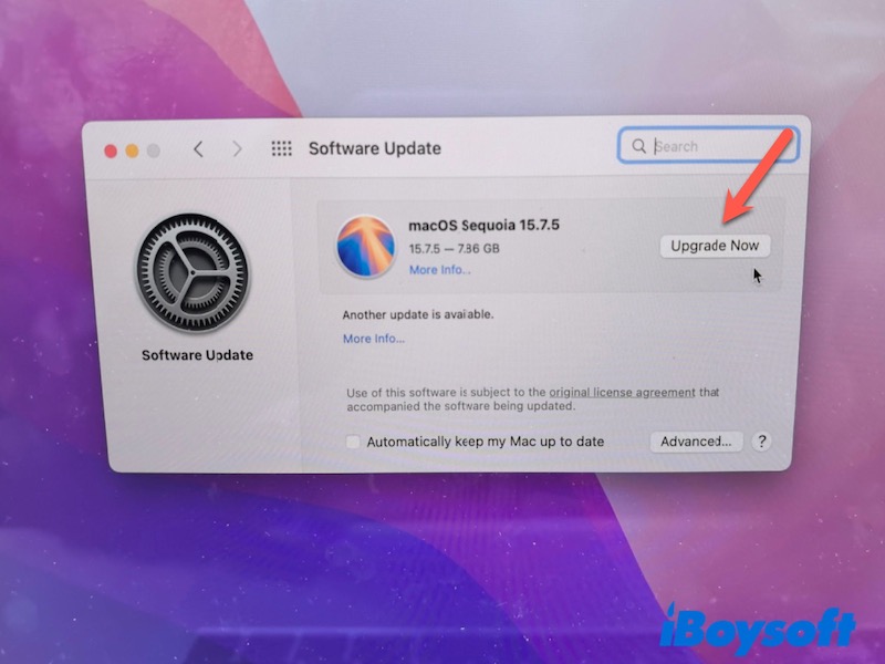 yazılım güncellemesi