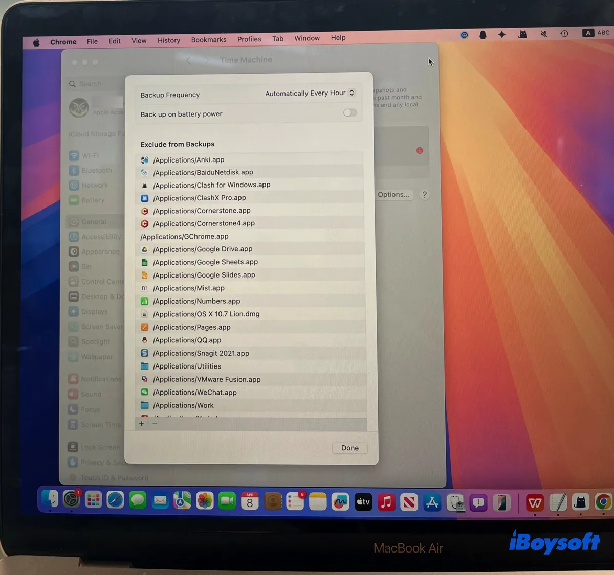 Choosing files you don