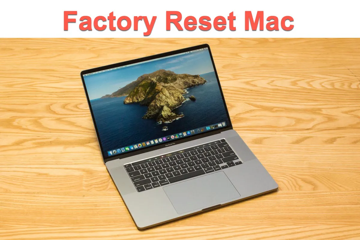 restaurar Mac de fábrica para solucionar la carpeta con signo de interrogación en Mac