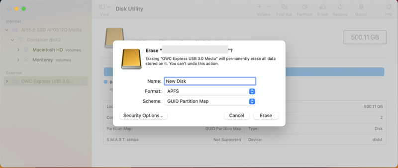 macOS SonomaでLaCieハードドライブがクラッシュしつづける場合の修正方法