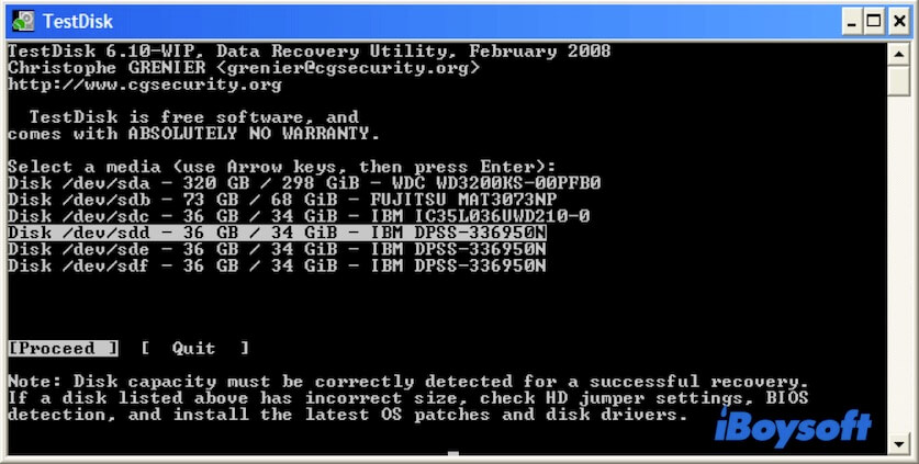 use TestDisk to recover files