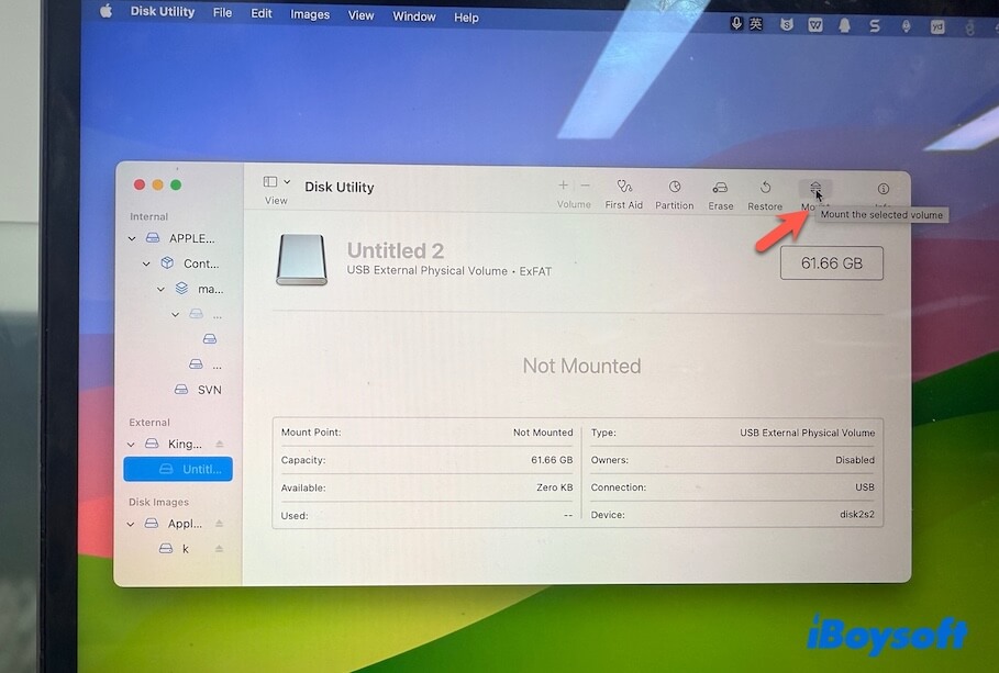 WD-externe Festplatte erzwingen
