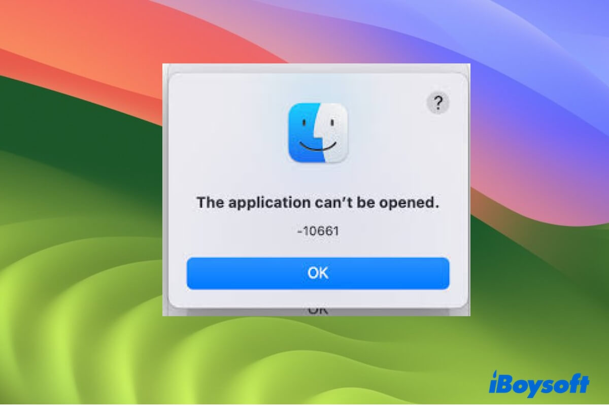 10661 error on Mac