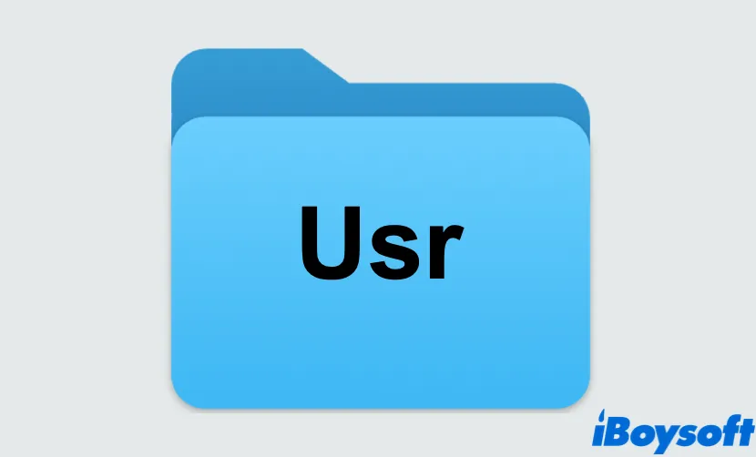 what is usr folder on Mac