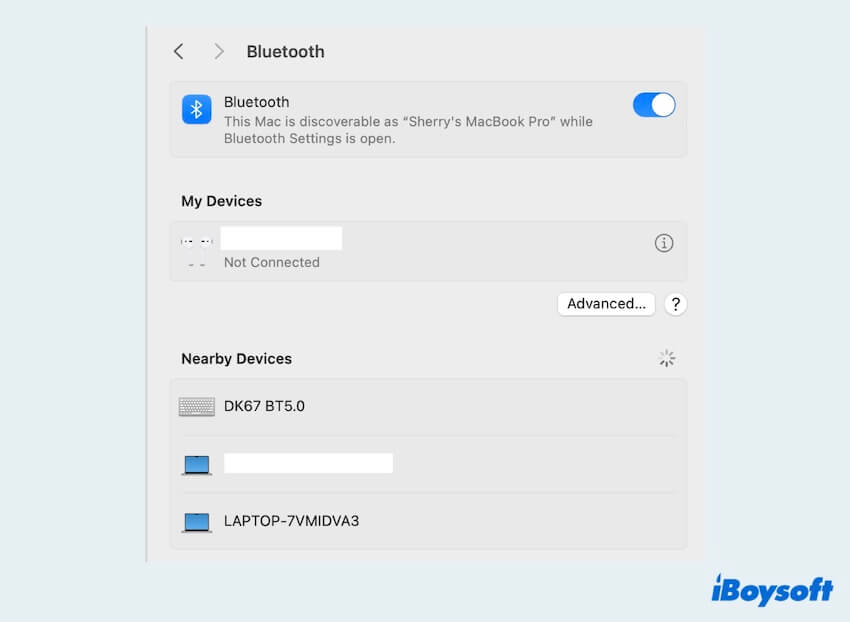 restablecer la configuración de Bluetooth en Mac