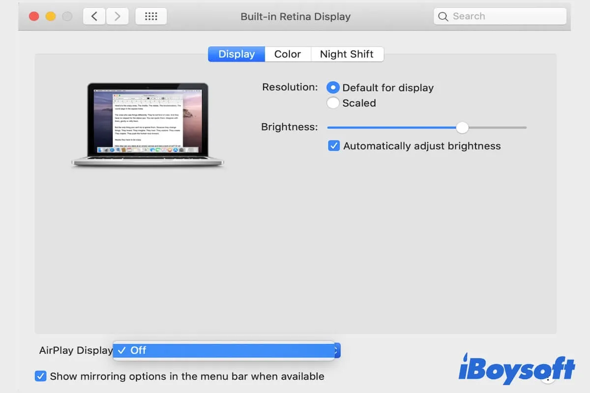 AirPlay Not Working on Mac/MacBook, Try These Quick Fixes