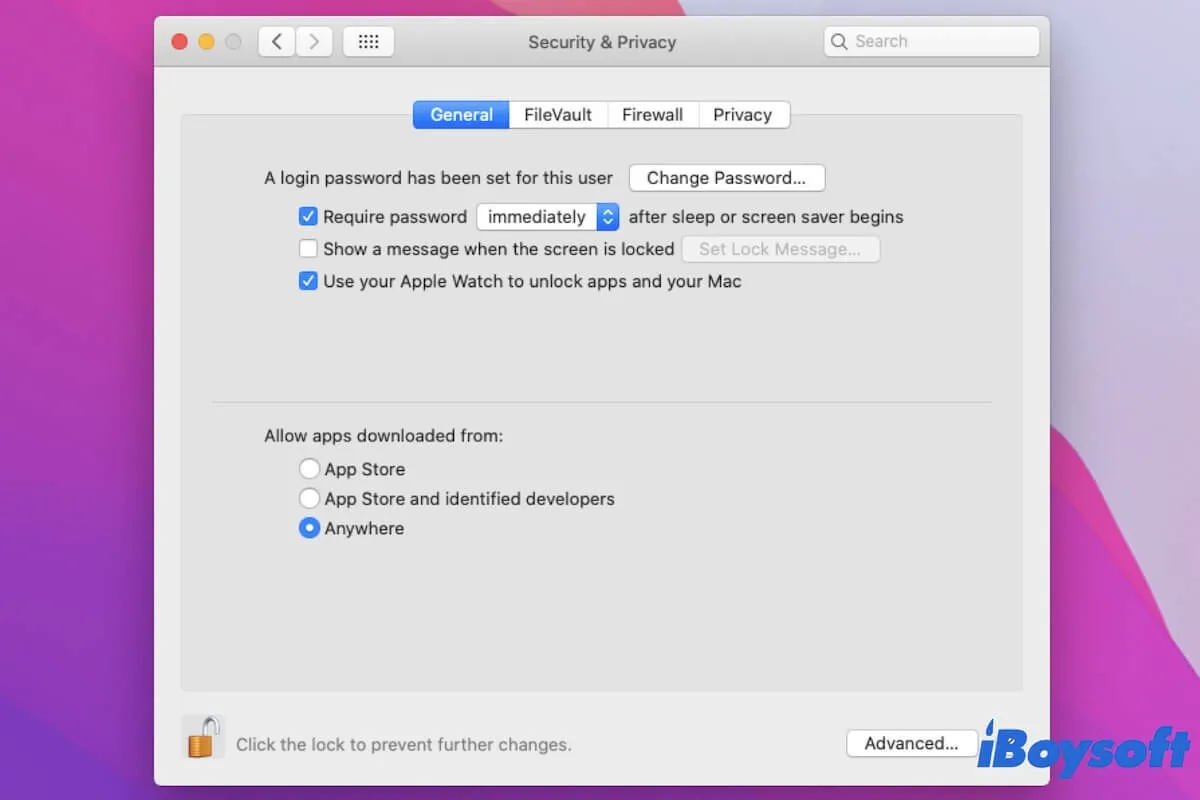Mac allow apps downloaded from anywhere