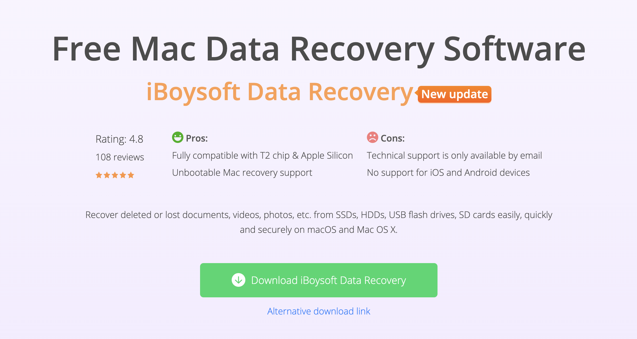 iBoysoft Data Recovery for Mac